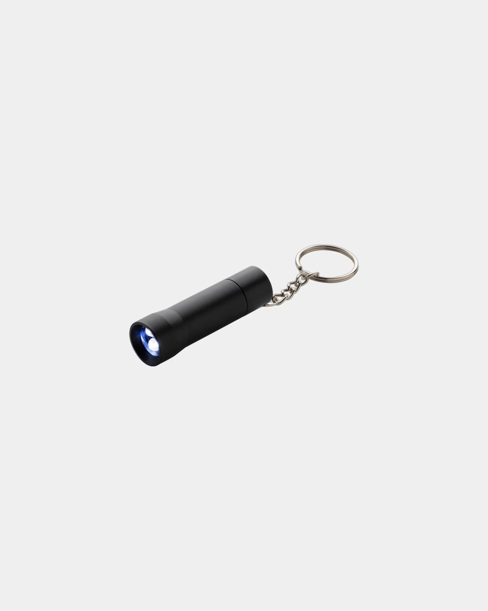 Porte-clés torche aluminium recyclé RCS Flash - Noir