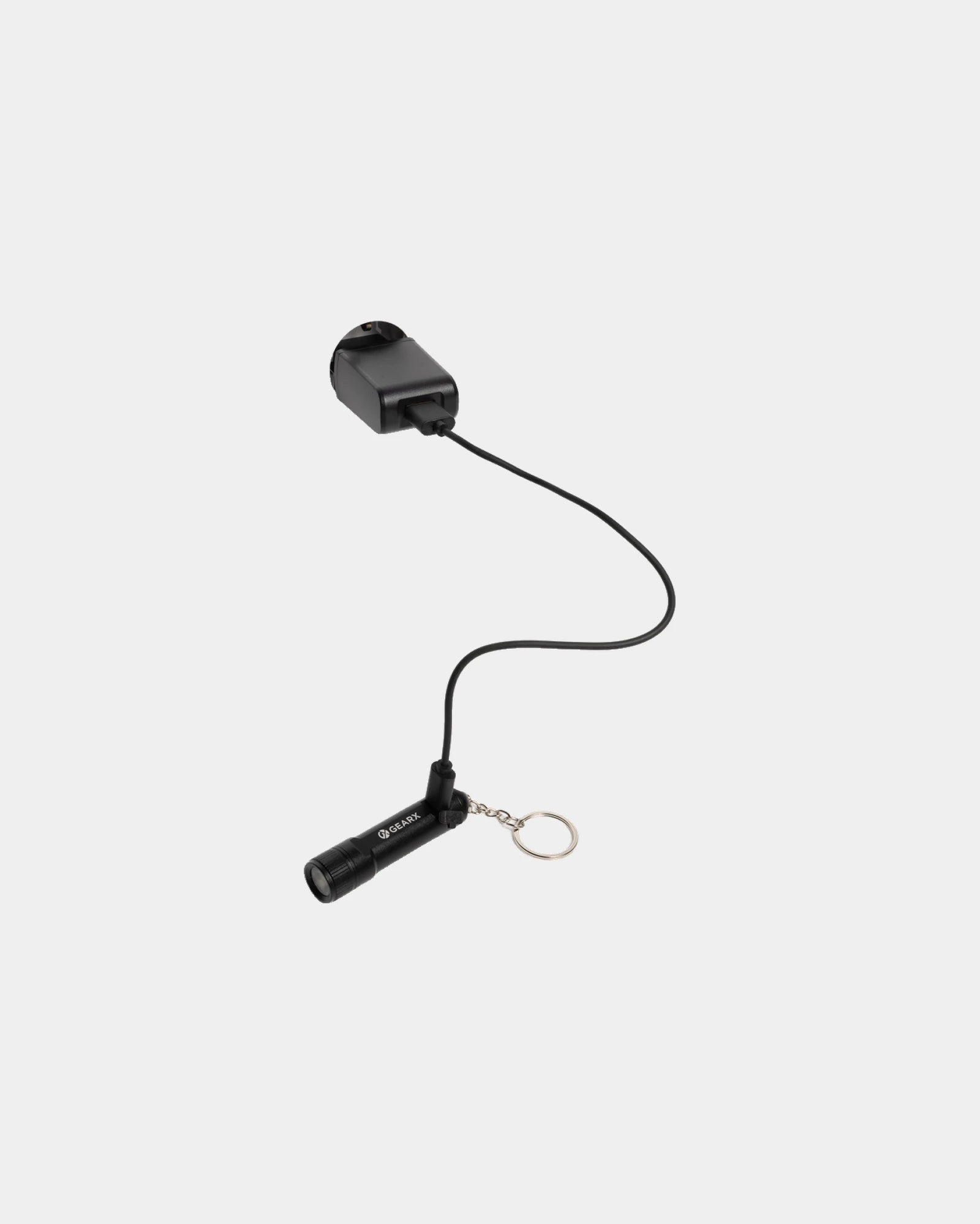 Porte-clés torche rechargeable aluminium recyclé à personnaliser