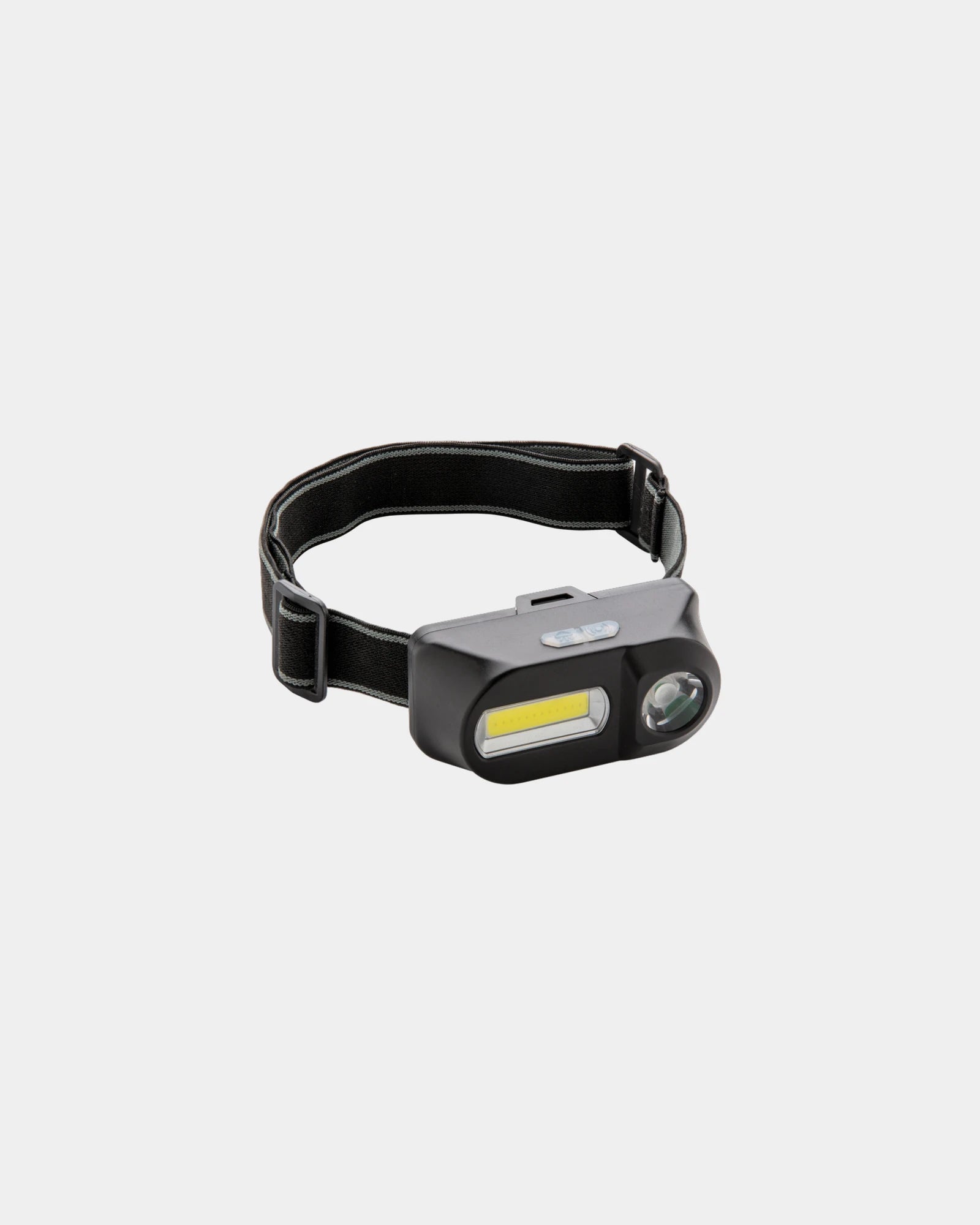Lampe frontale ABS LED et COB à personnaliser - Noir