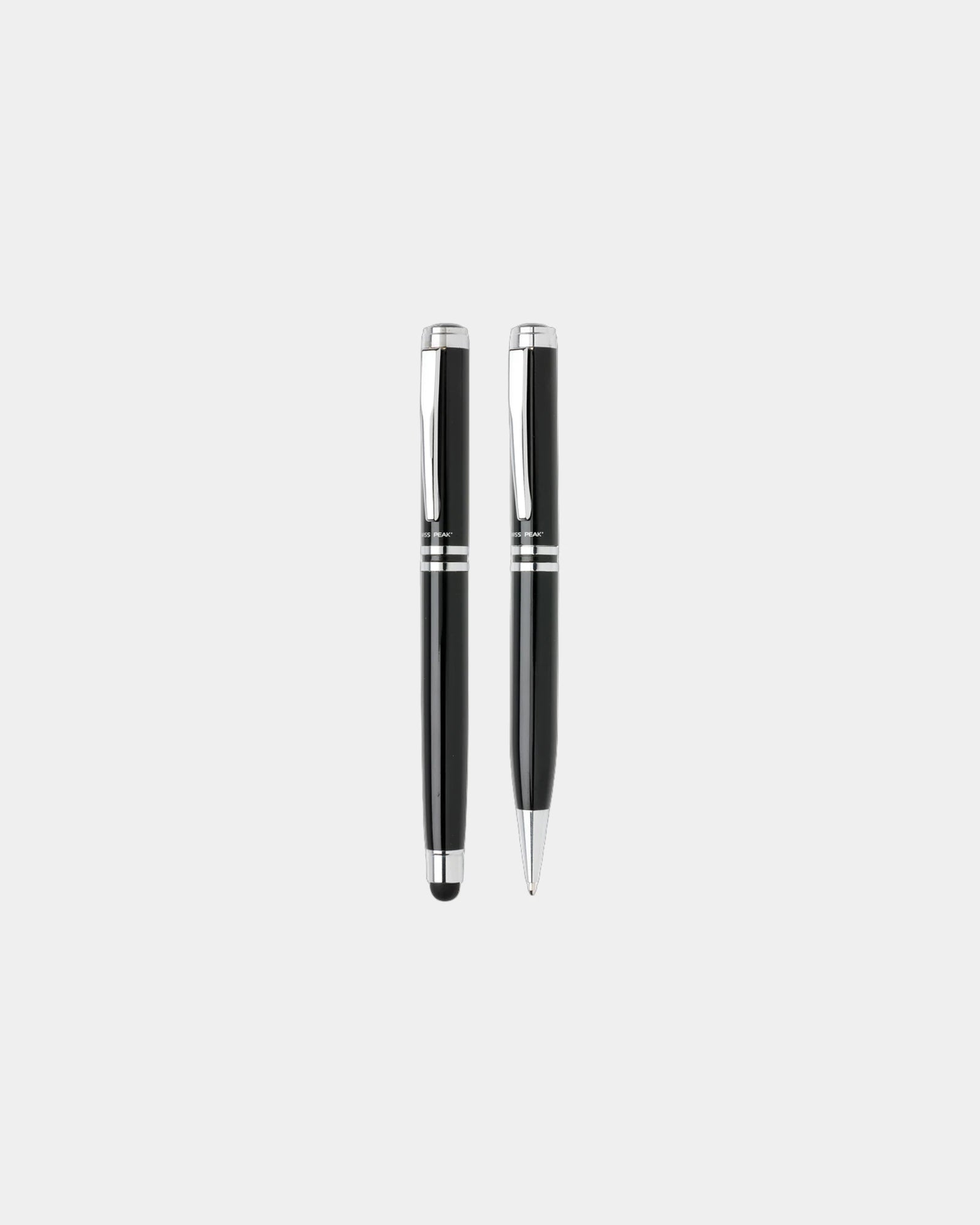 Set stylos exécutif en métal à personnaliser - Noir