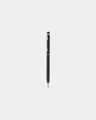 Stylo en aluminium avec embout stylet à personnaliser - Noir
