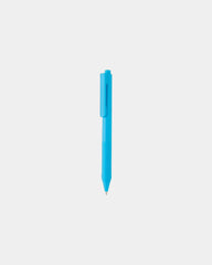 Stylo à bille rétractable en plastique à personnaliser - Bleu Clair