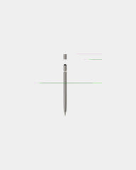 Stylo stylet en métal épuré à personnaliser - Argent
