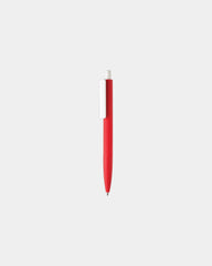 Stylo ABS recyclé finition gomme à personnaliser - Rouge