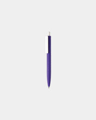Stylo ABS recyclé finition gomme à personnaliser - Violet