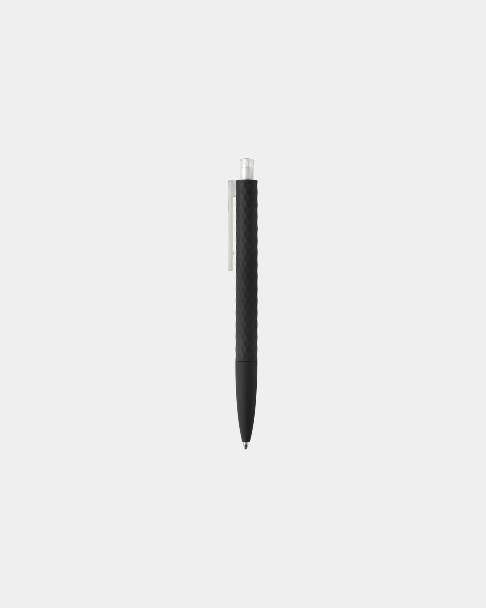 Stylo ABS recyclé finition gomme noire à personnaliser - 2