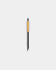 Stylo en ABS recyclé GRS avec clip en bambou à personnaliser - 4