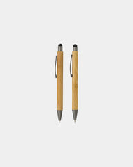 Set de stylos en bambou FSC® à personnaliser - 2