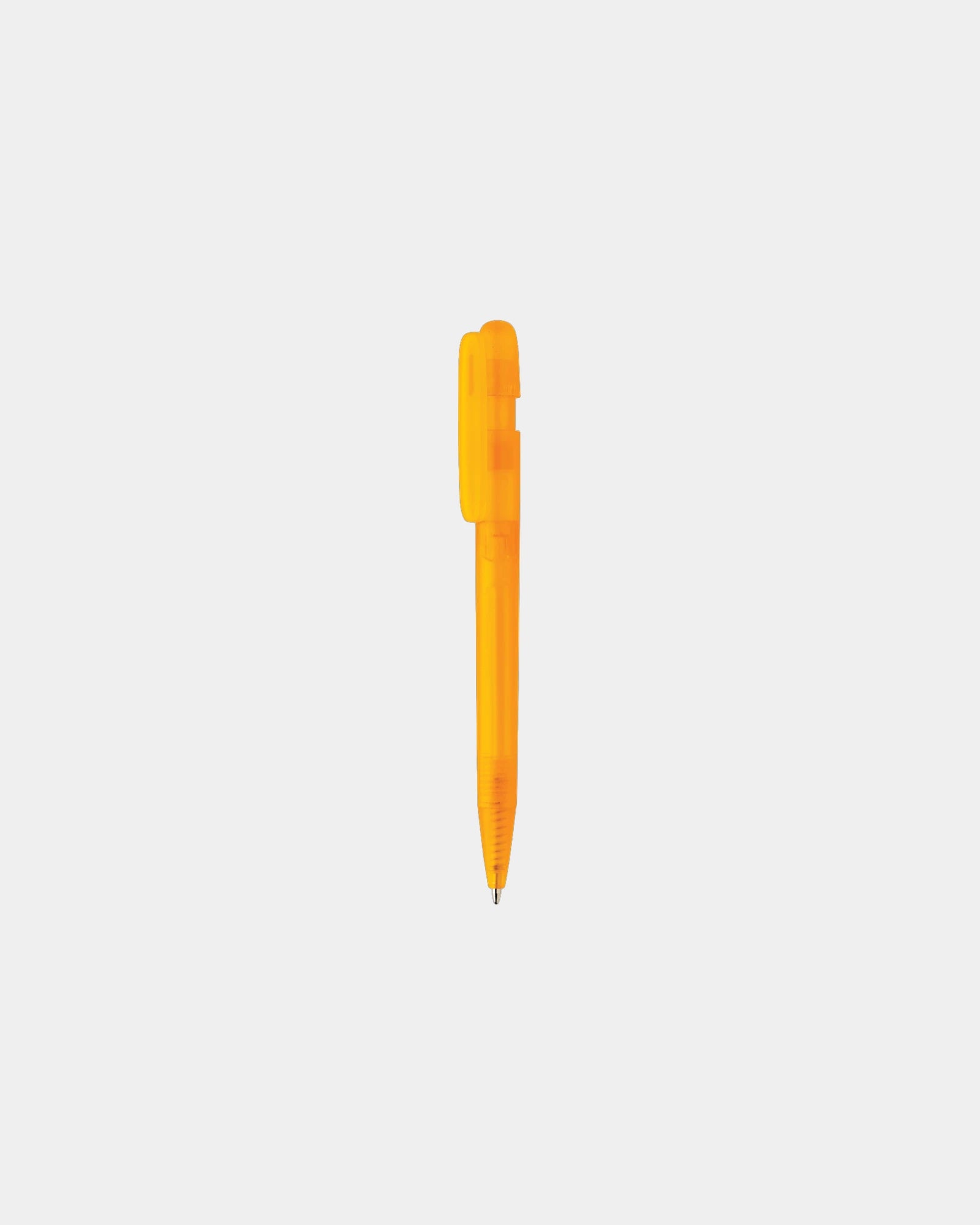 Stylo ABS recyclé certifié GRS Devin à personnaliser - Orange
