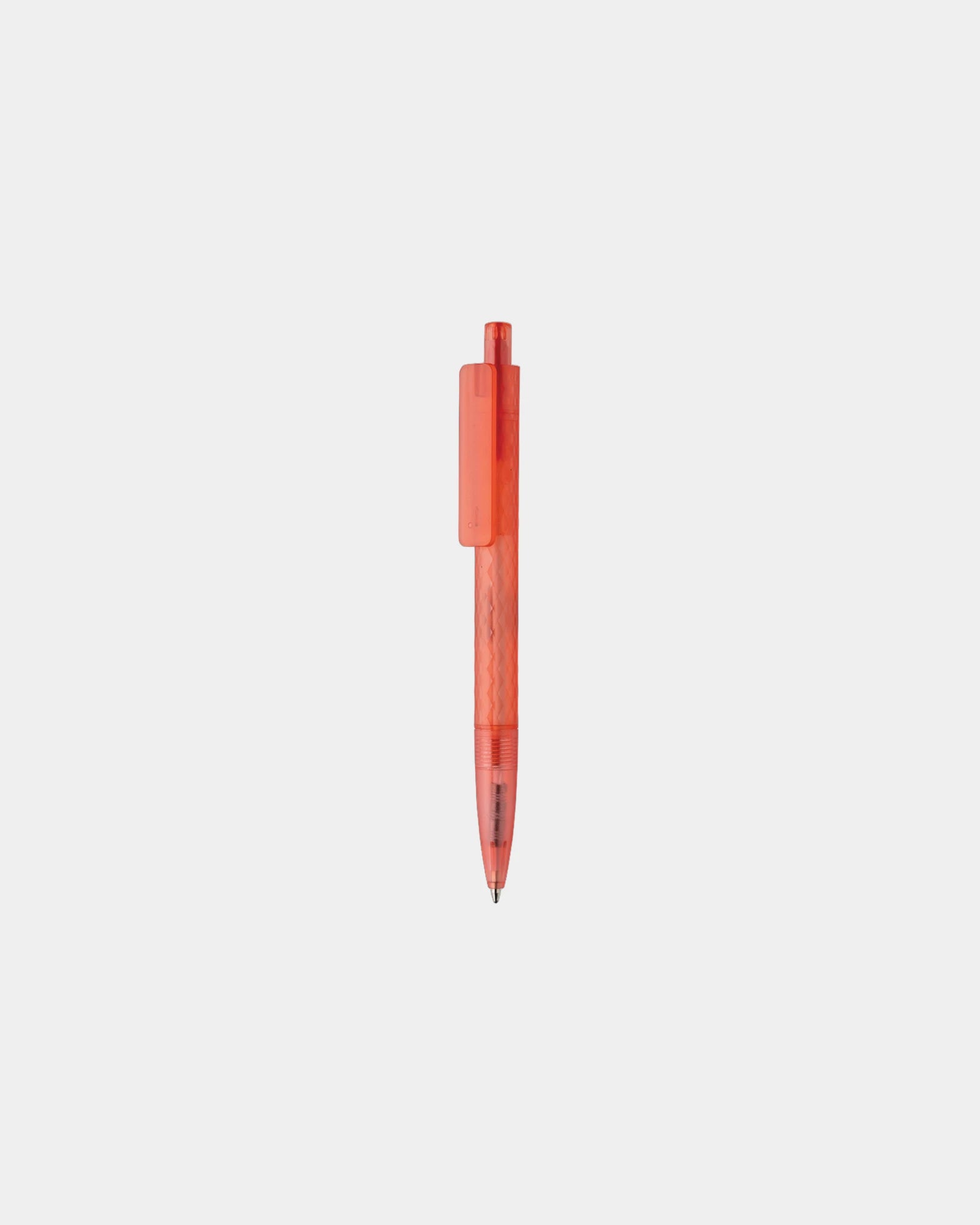Stylo en plastique recyclé GRS X3 à personnaliser - Rouge