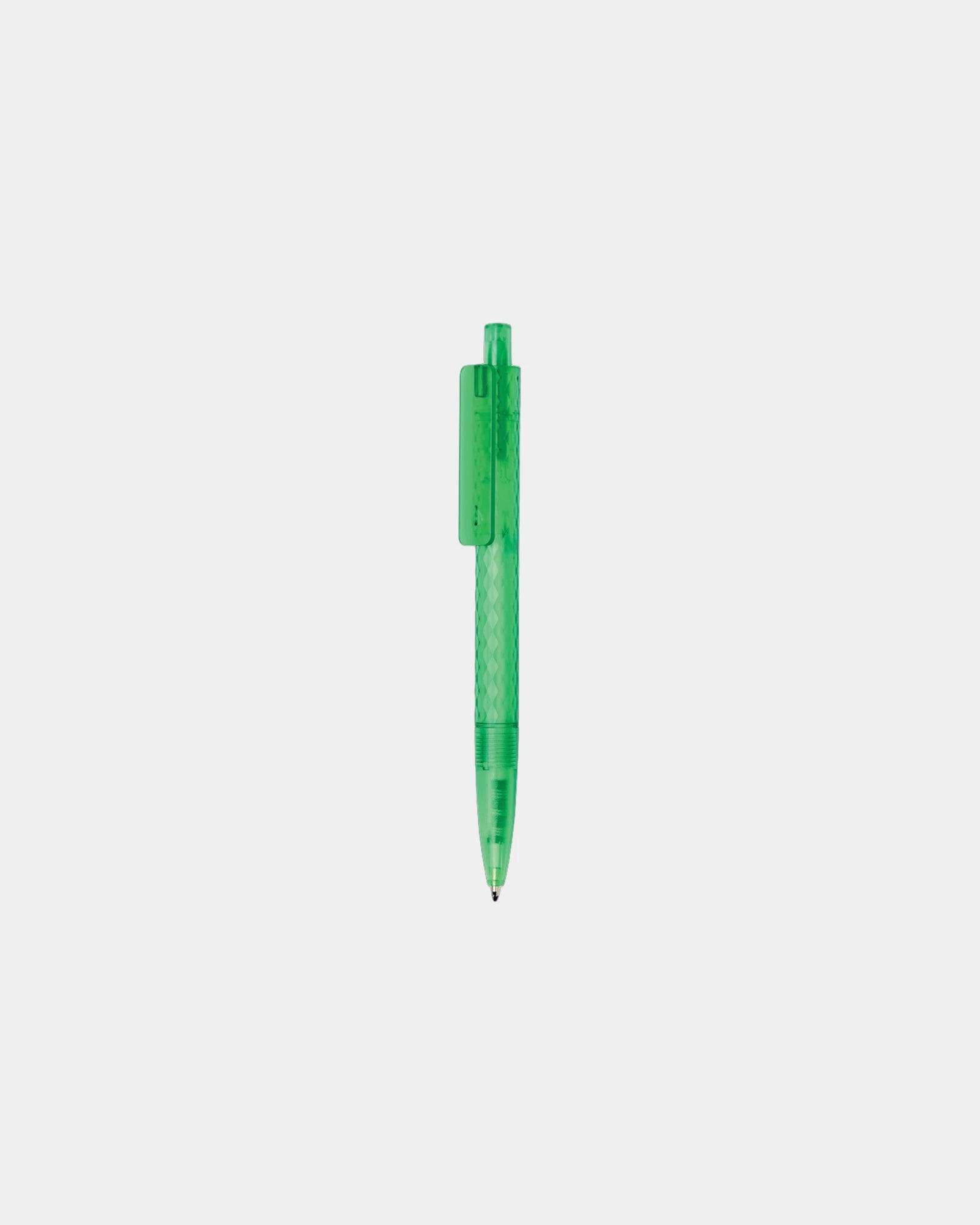 Stylo en plastique recyclé GRS X3 à personnaliser - Vert