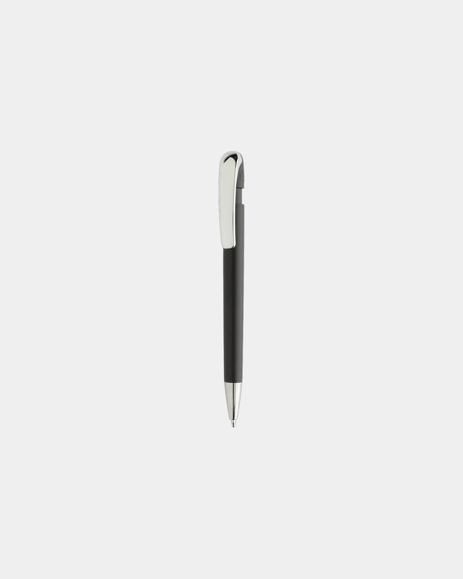 Stylo à clip métallique en ABS recyclé Glide à personnaliser - Noir
