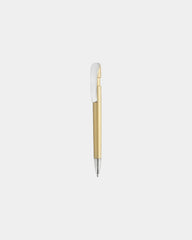 Stylo à clip métallique en ABS recyclé Glide à personnaliser - Doré
