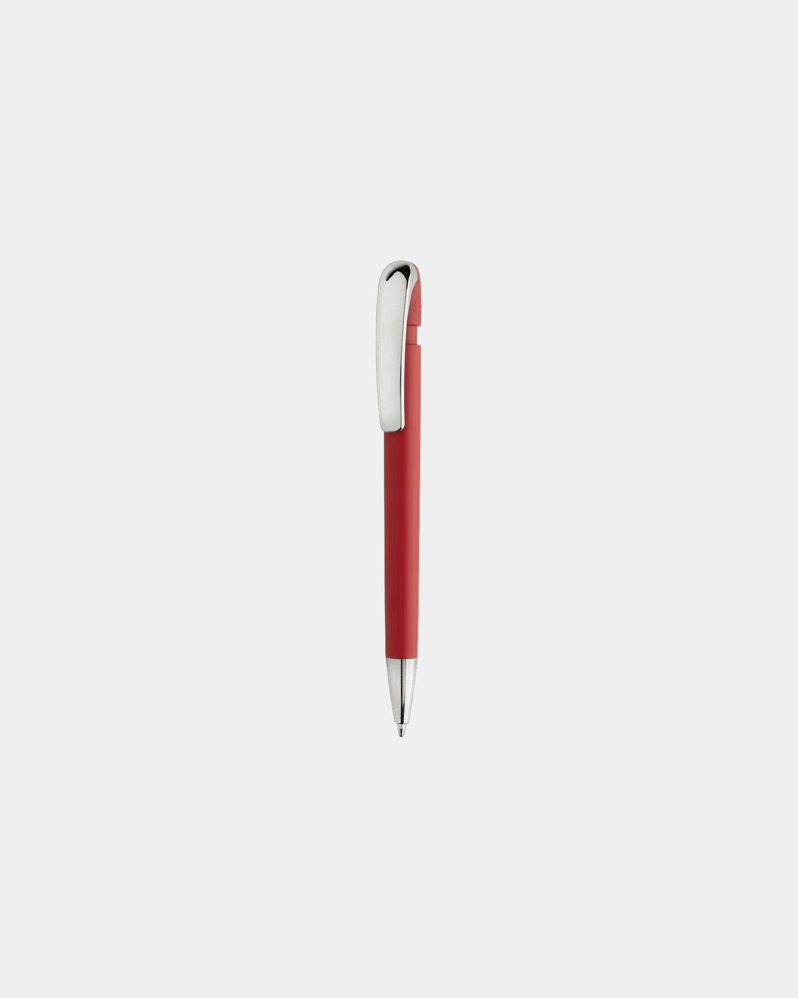 Stylo à clip métallique en ABS recyclé Glide à personnaliser - Rouge