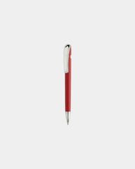 Stylo à clip métallique en ABS recyclé Glide à personnaliser - Rouge