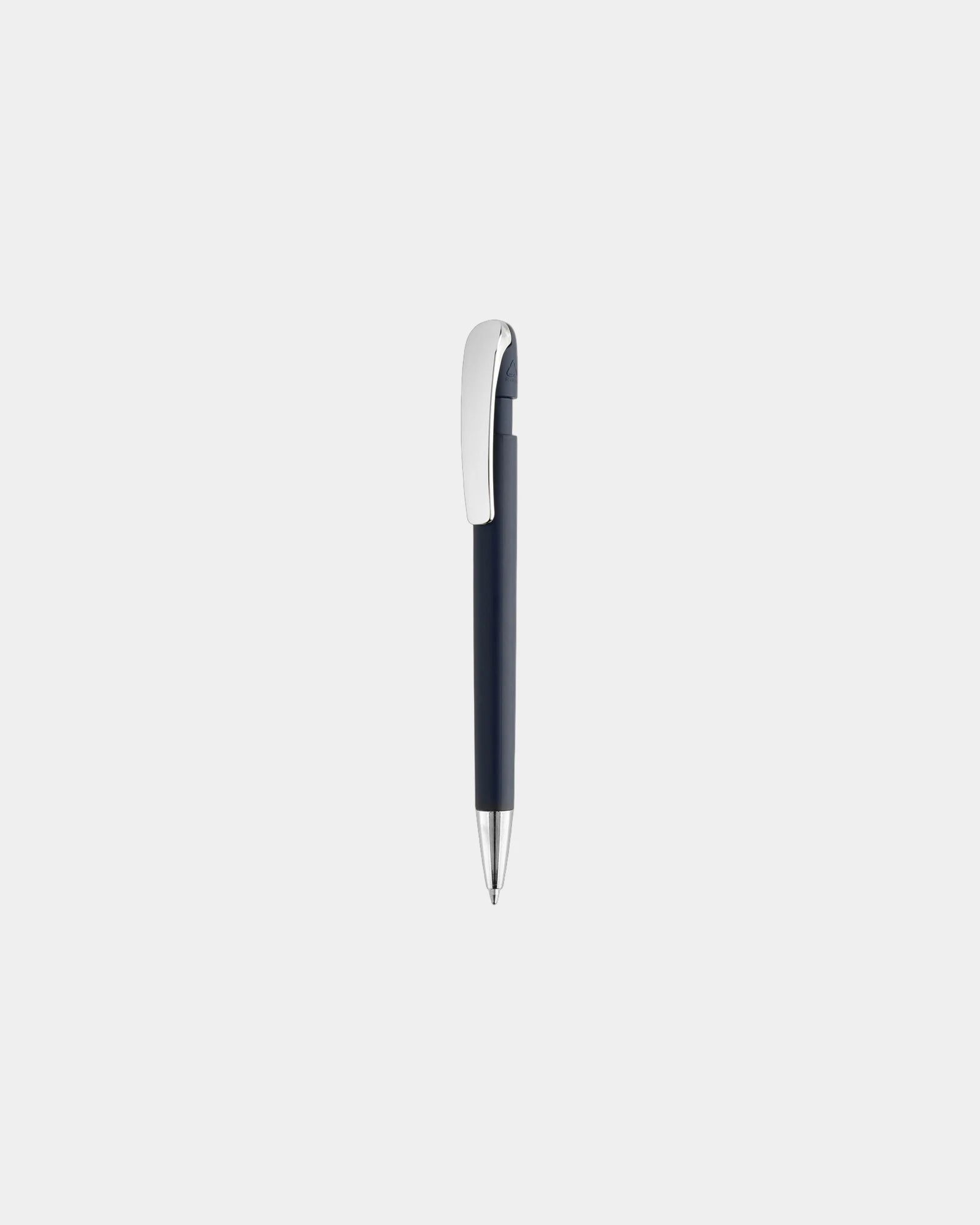 Stylo à clip métallique en ABS recyclé Glide à personnaliser - Bleu Marine
