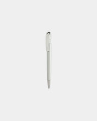 Stylo à clip métallique en ABS recyclé Glide à personnaliser - Gris
