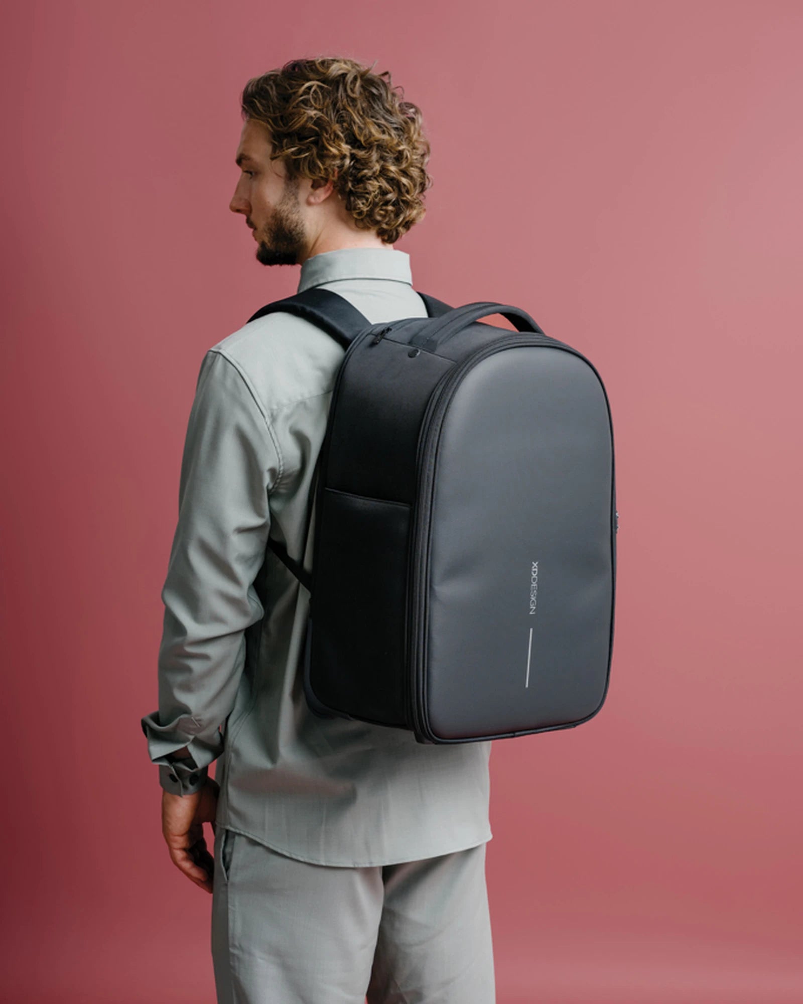 Sac à dos trolley rPET Bobby 35 x 21 x 52 cm à personnaliser - 10