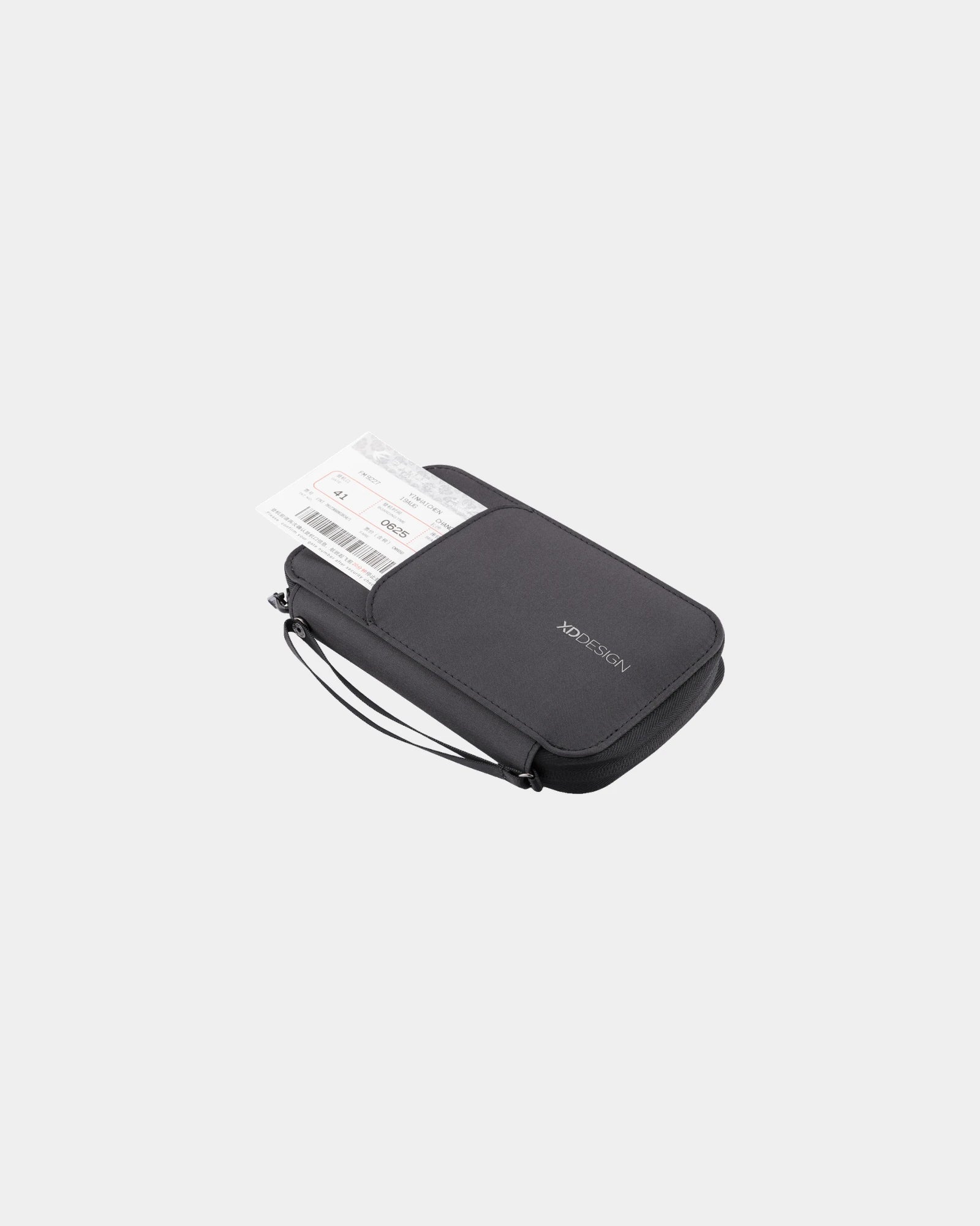 Etui passeport recyclé anti-RFID à personnaliser - Noir