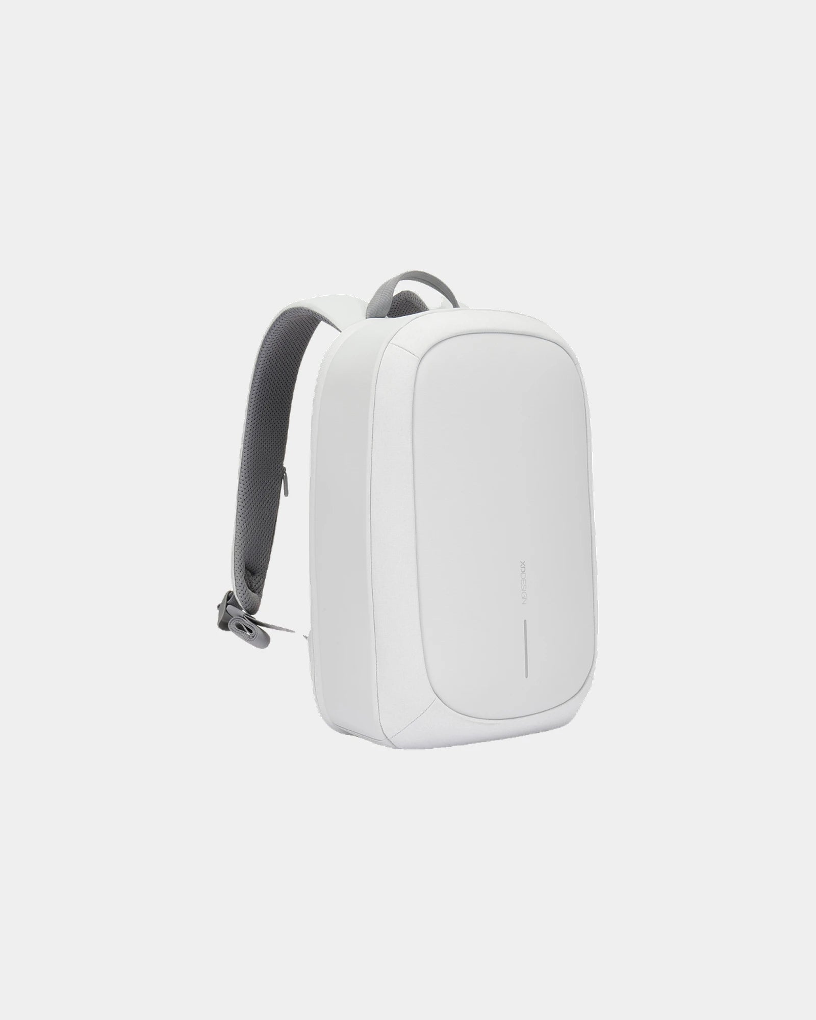 Sac à dos ordinateur rPET Bobby Edge à personnaliser - Blanc Cassé
