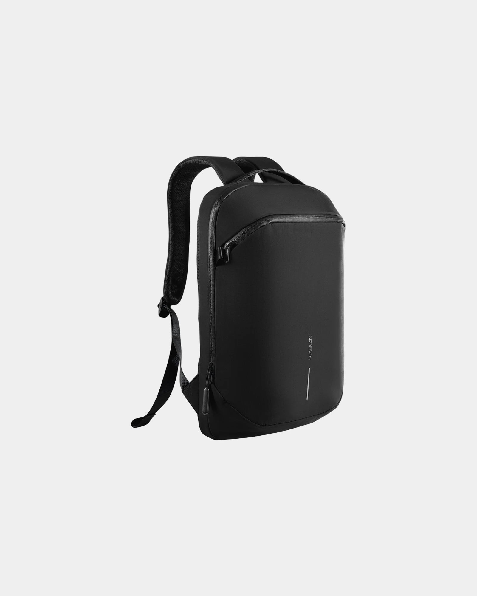 Sac à dos anti-vol nylon recyclé à personnaliser - Noir