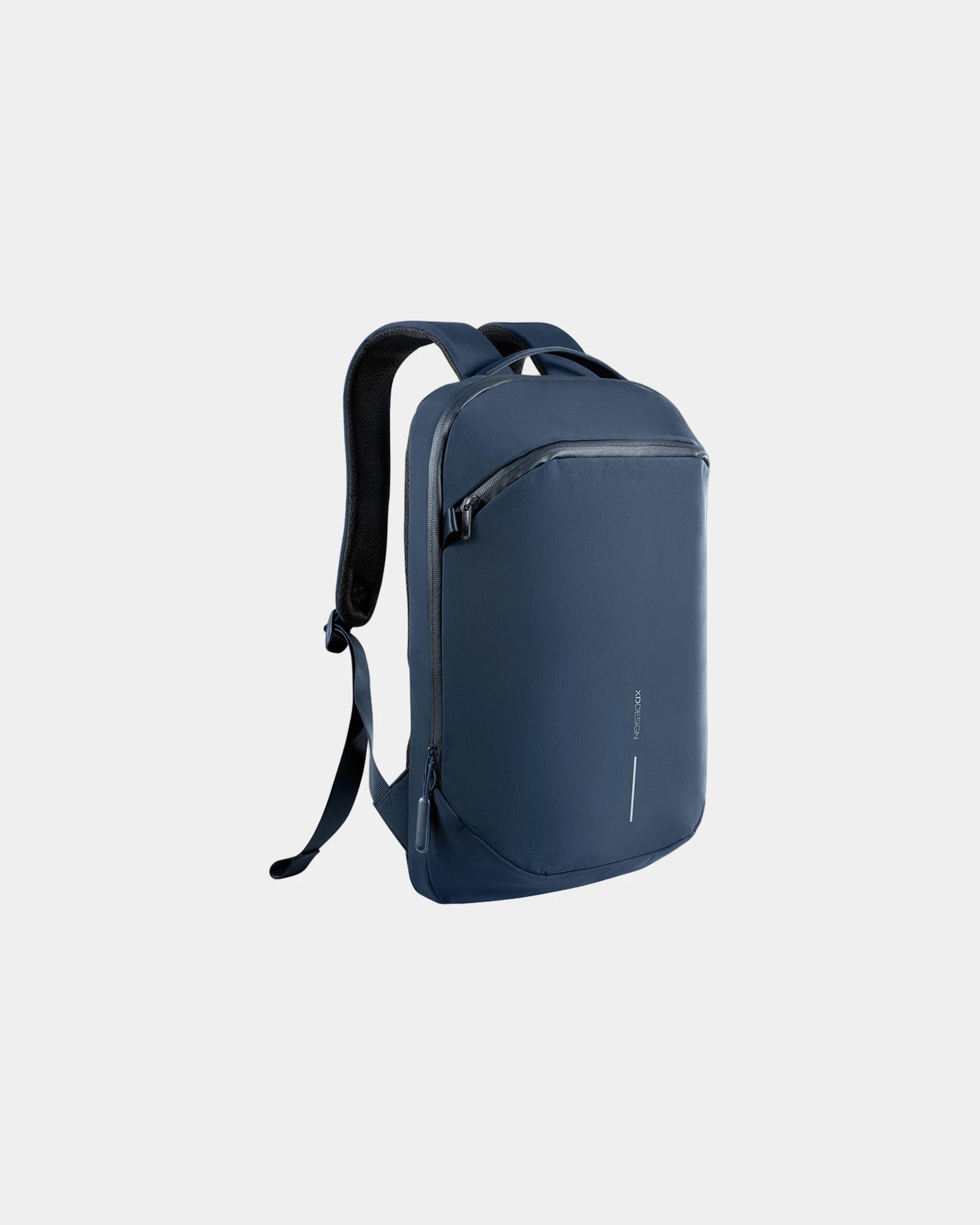 Sac à dos anti-vol nylon recyclé à personnaliser - Bleu Marine