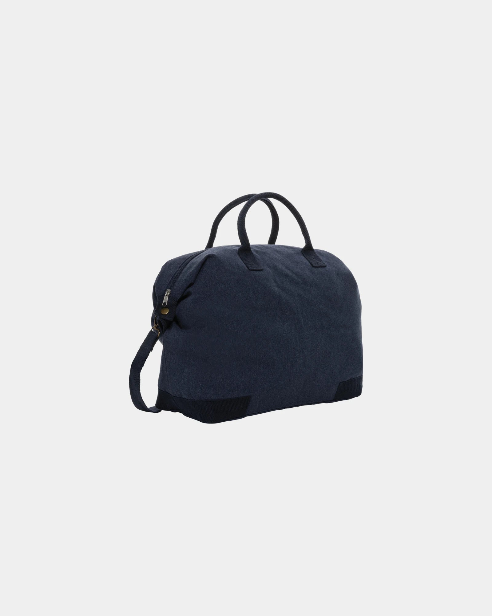 Sac week-end toile recyclée 500 g/m² à personnaliser - Bleu Marine