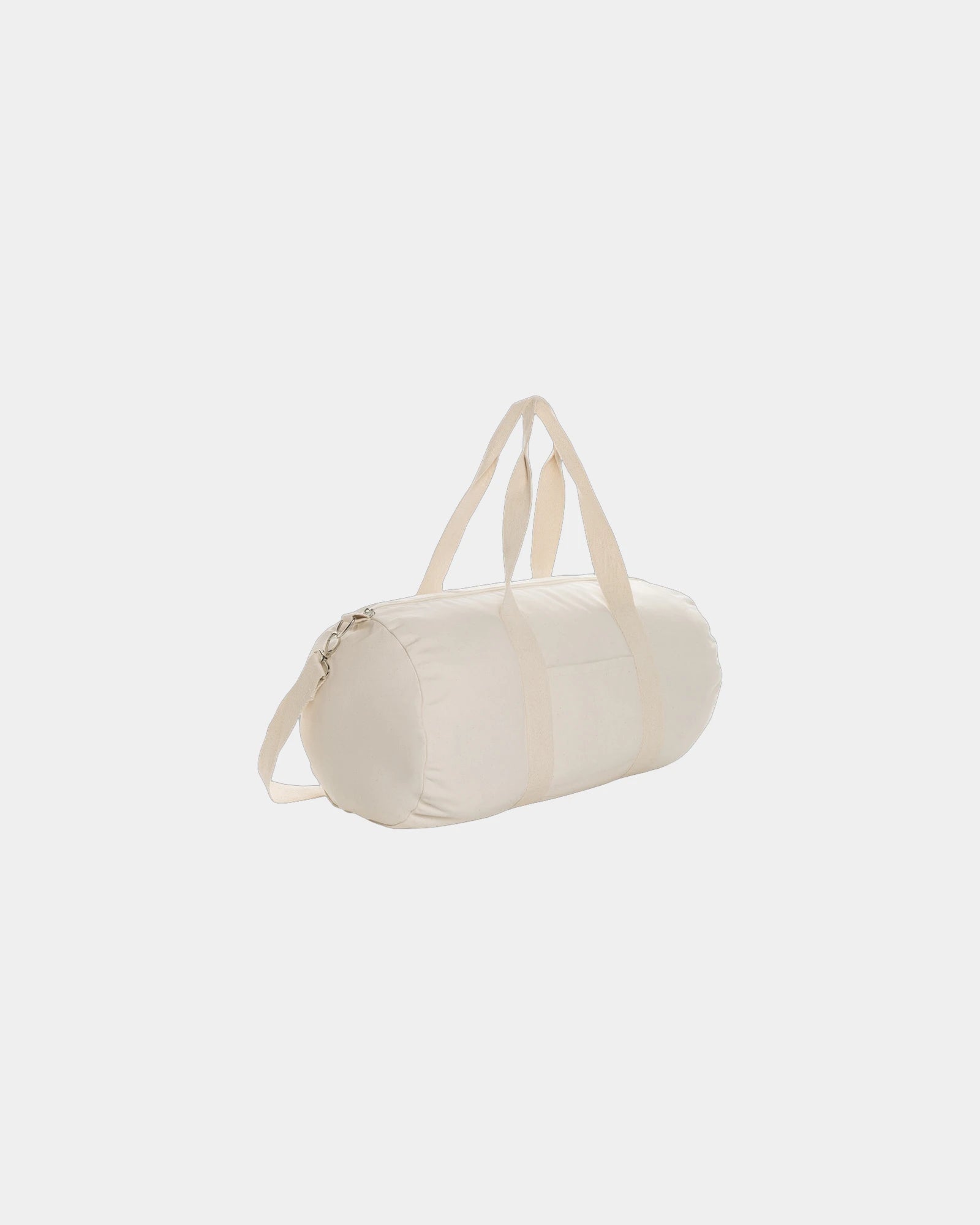 Sac de sport en toile recyclée 40L à personnaliser - Blanc Cassé