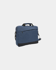 Sac ordinateur polyester 15" Trend à personnaliser - Bleu Marine