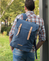 Sac à dos ordinateur toile 44 x 32 x 16 cm à personnaliser - 7