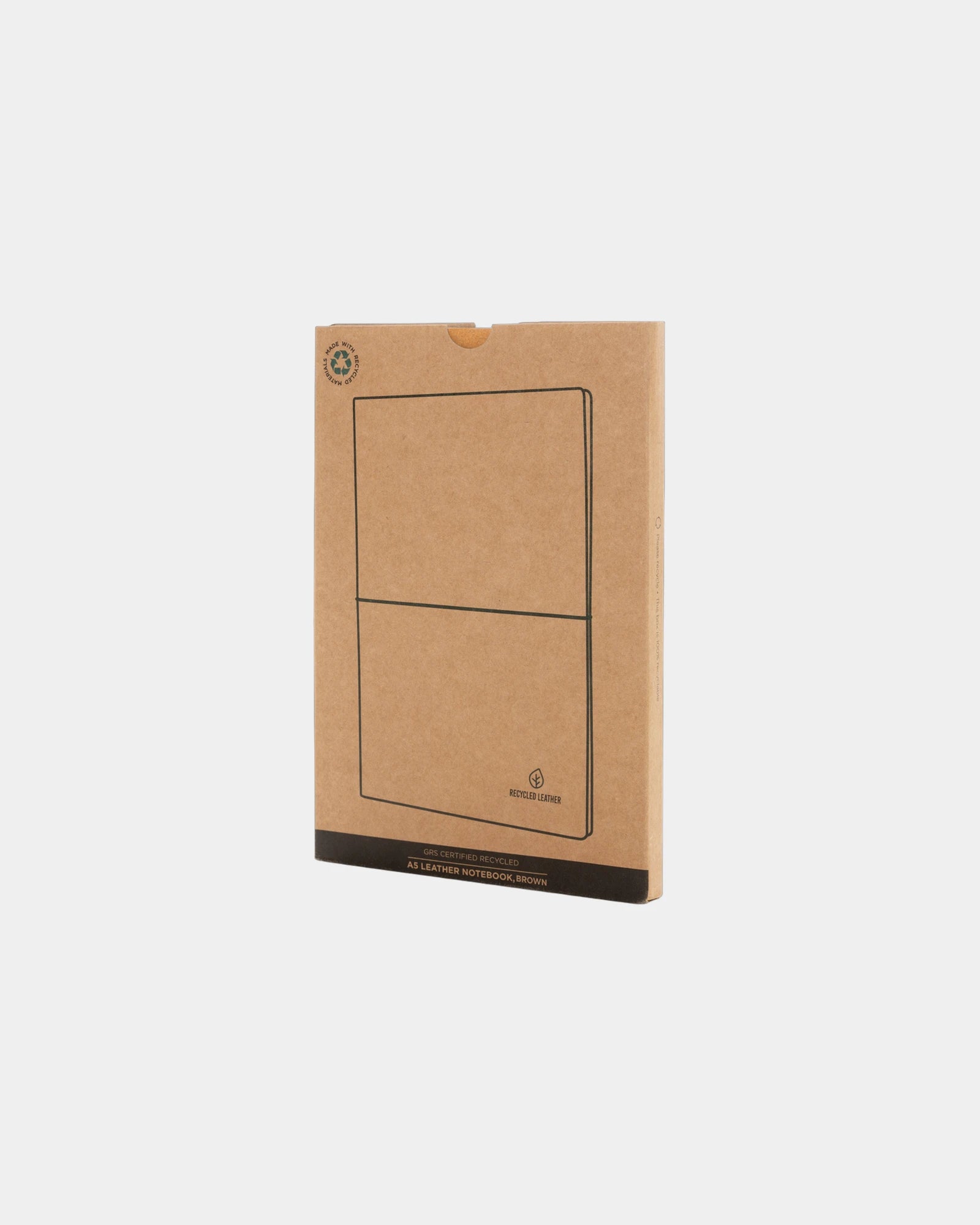 Carnet de notes A5 cuir recyclé à personnaliser - 20