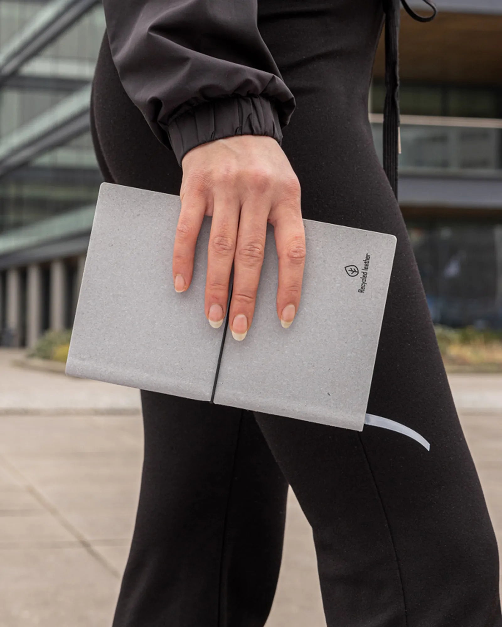 Carnet de notes A5 cuir recyclé à personnaliser - 6