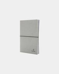 Carnet de notes A5 cuir recyclé à personnaliser - Gris Clair