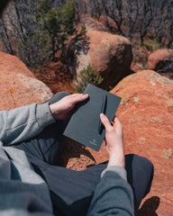 Carnet de notes A5 cuir recyclé à personnaliser - 15