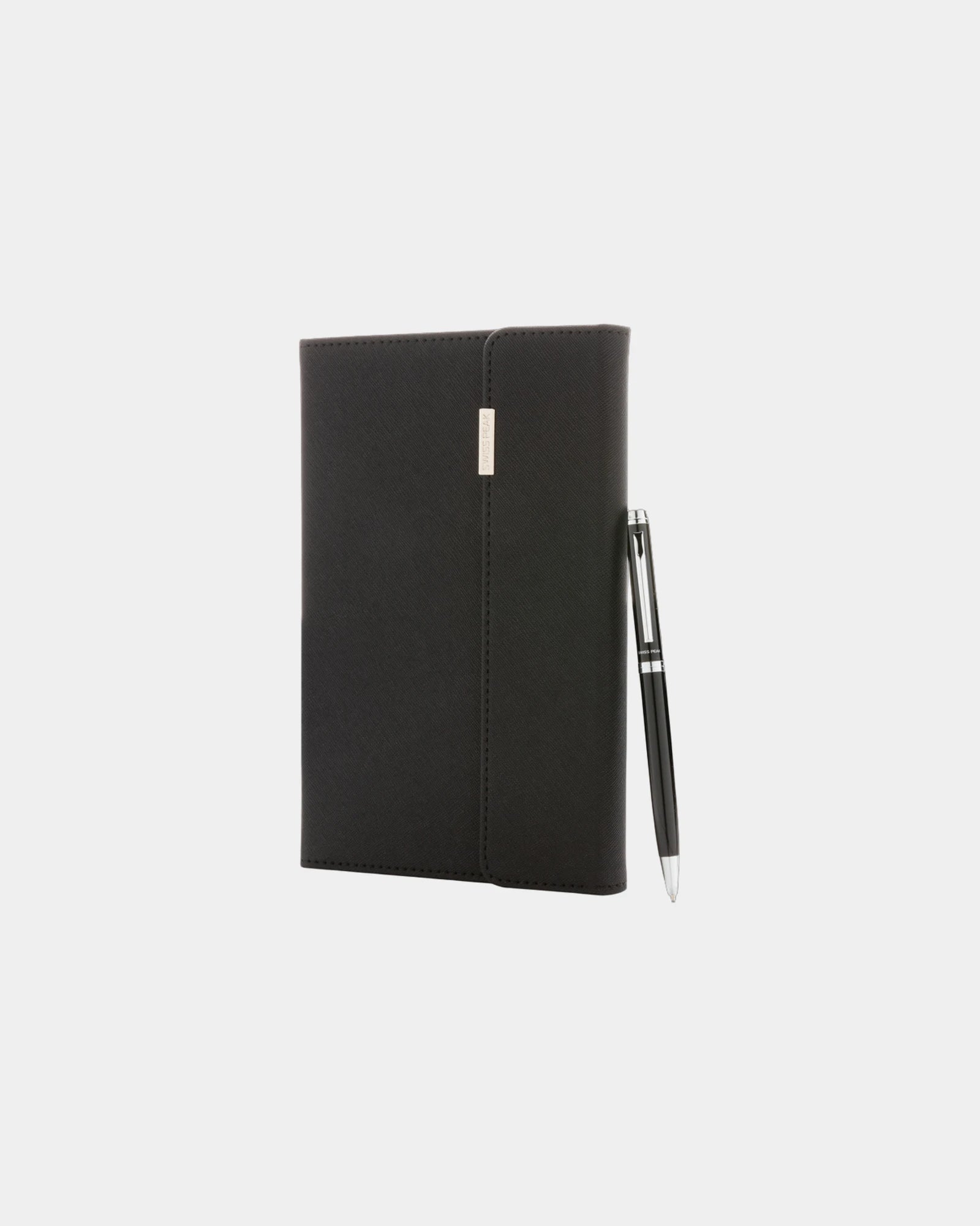 Carnet de notes A5 PU à personnaliser - Noir