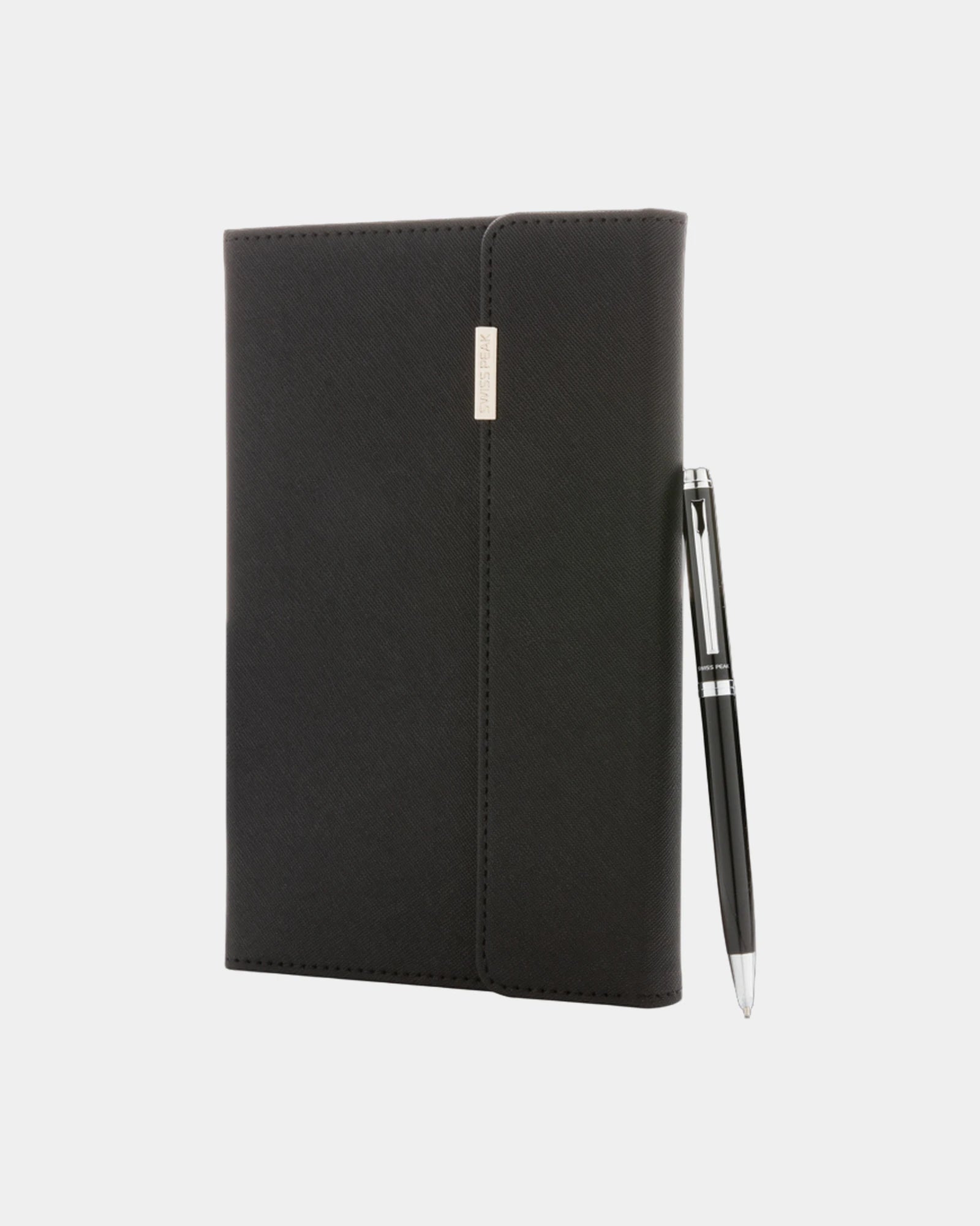 Carnet de notes A5 PU à personnaliser - Noir