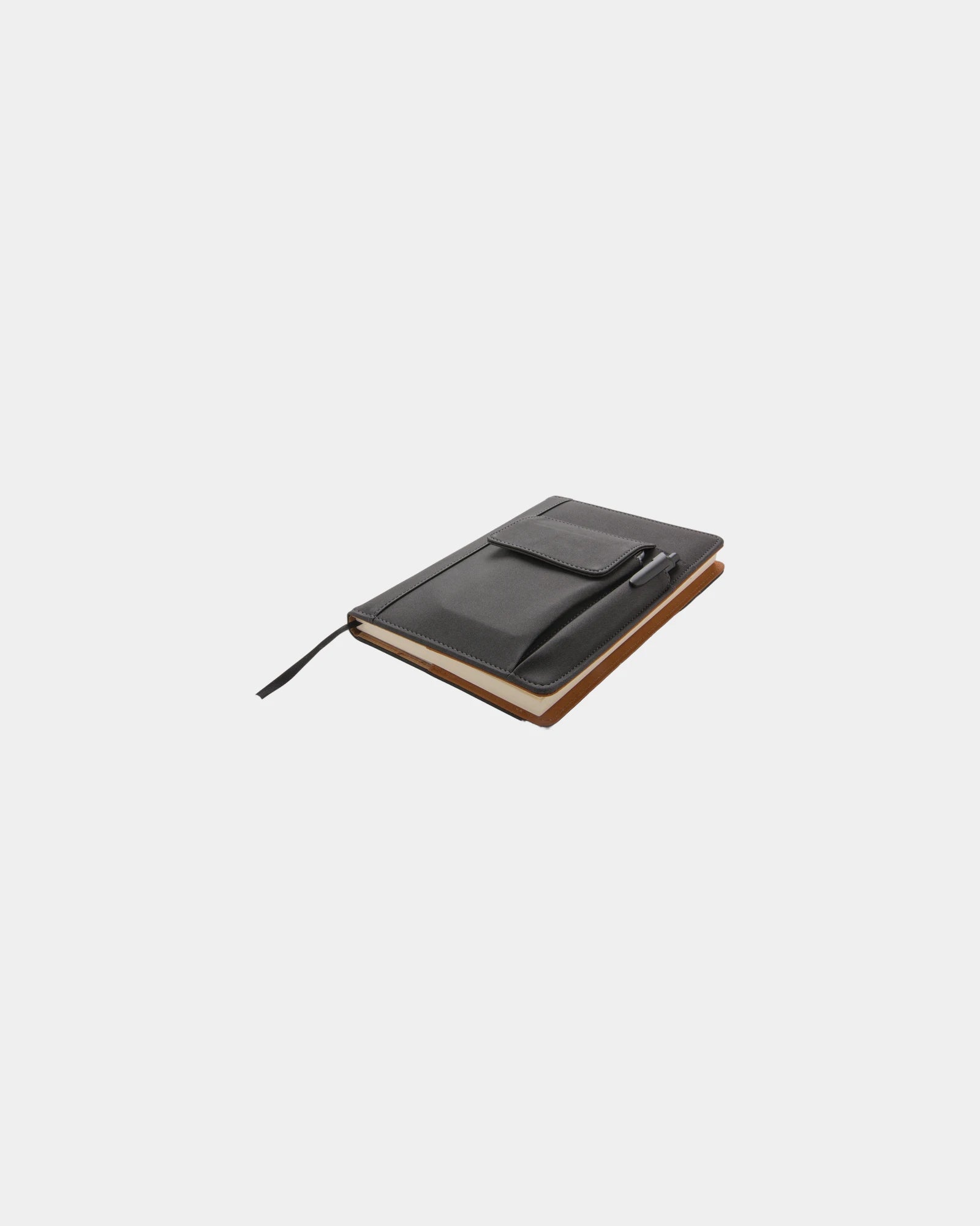 Carnet de notes deluxe PU noir à personnaliser - 2