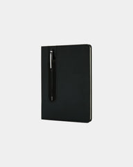 Carnet A5 PU avec stylo tactile à personnaliser - Noir
