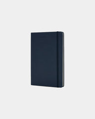 Carnet A5 couverture rigide PU à personnaliser - Bleu Marine