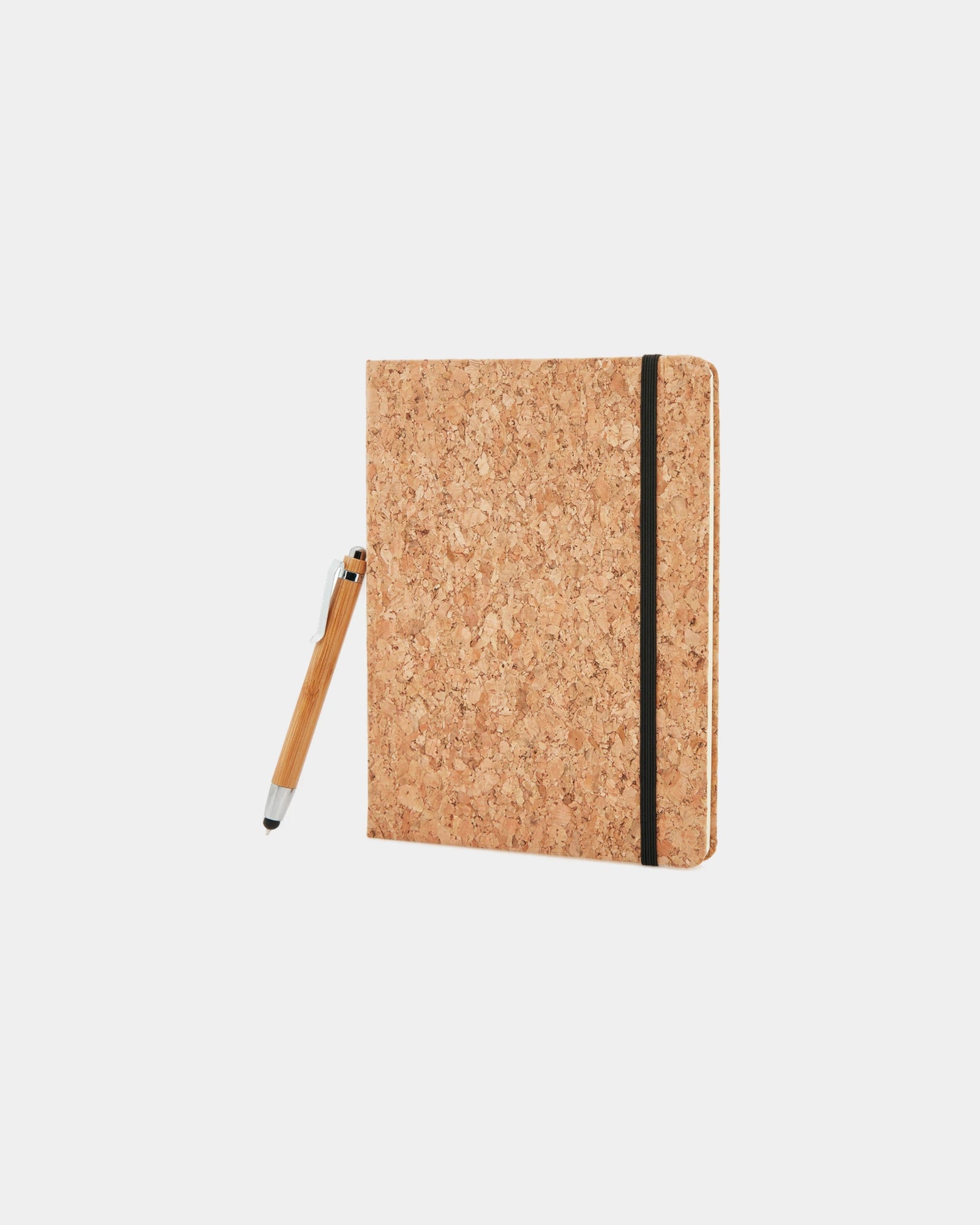 Carnet de notes en liège A5 à personnaliser - Marron