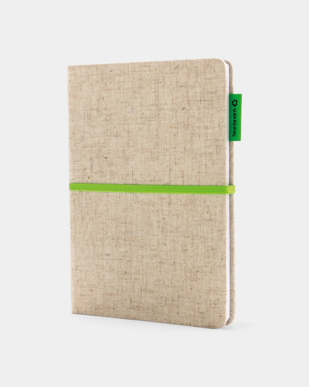 Carnet A5 en jute et bambou à personnaliser - 1