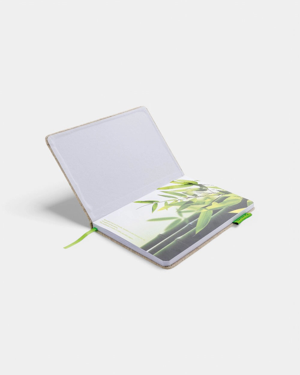 Carnet A5 en jute et bambou à personnaliser - 3