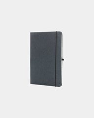 Carnet A5 cuir recyclé GRS à personnaliser - Gris