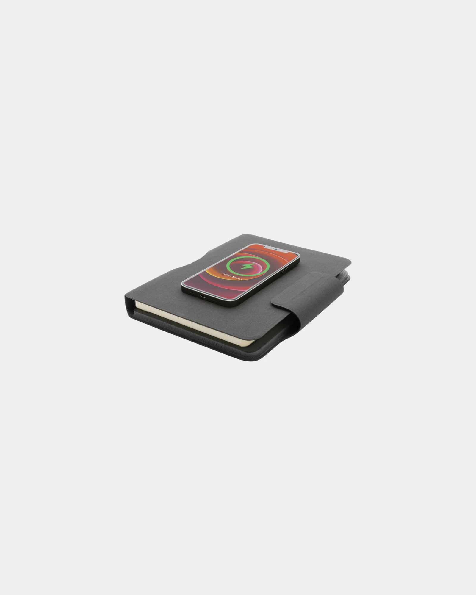 Carnet de notes PU A5 avec chargeur magnétique à personnaliser - 1