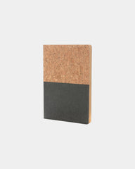 Carnet A5 liège et kraft à personnaliser - Noir