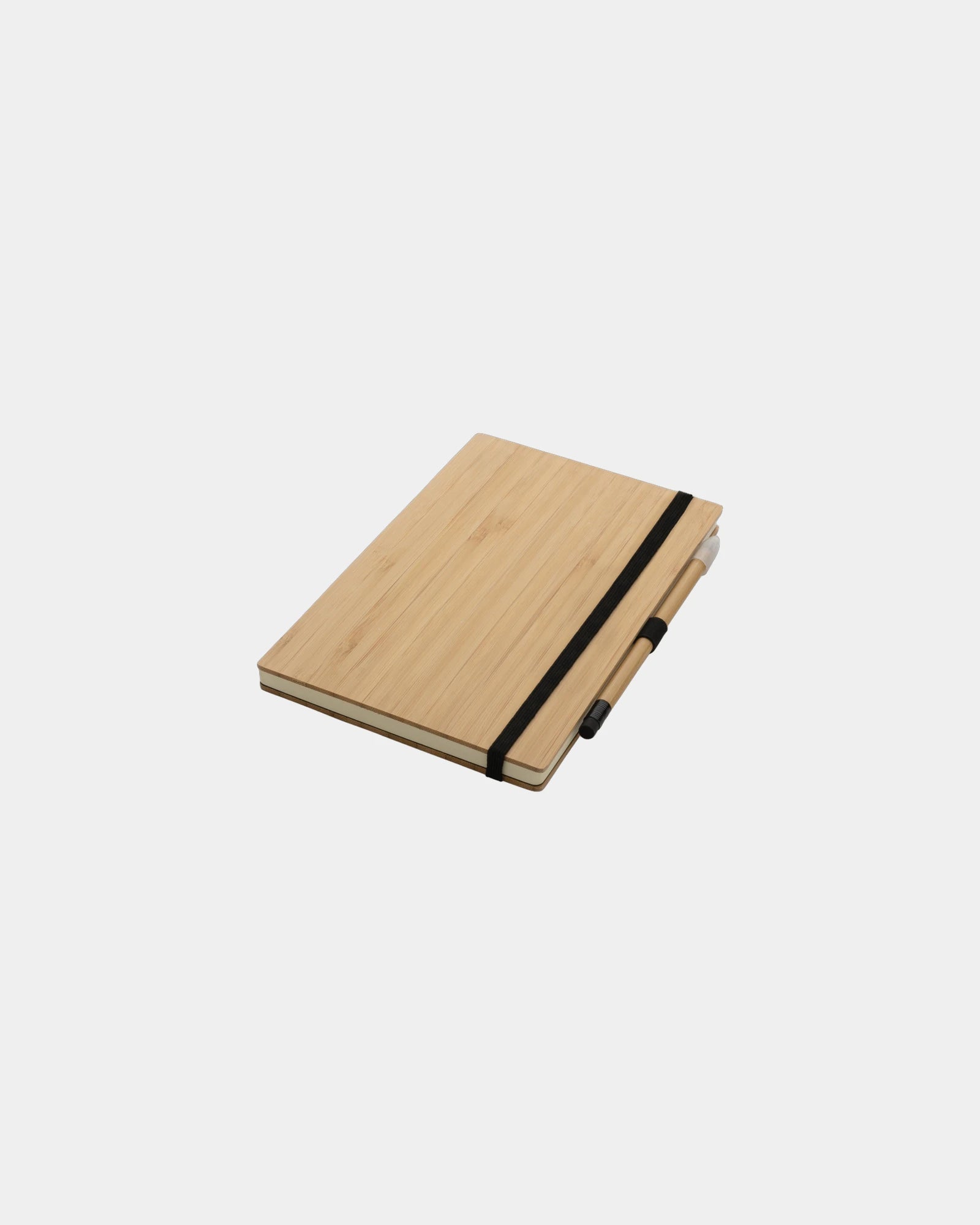 Set carnet et crayon infini en bambou à personnaliser - 1
