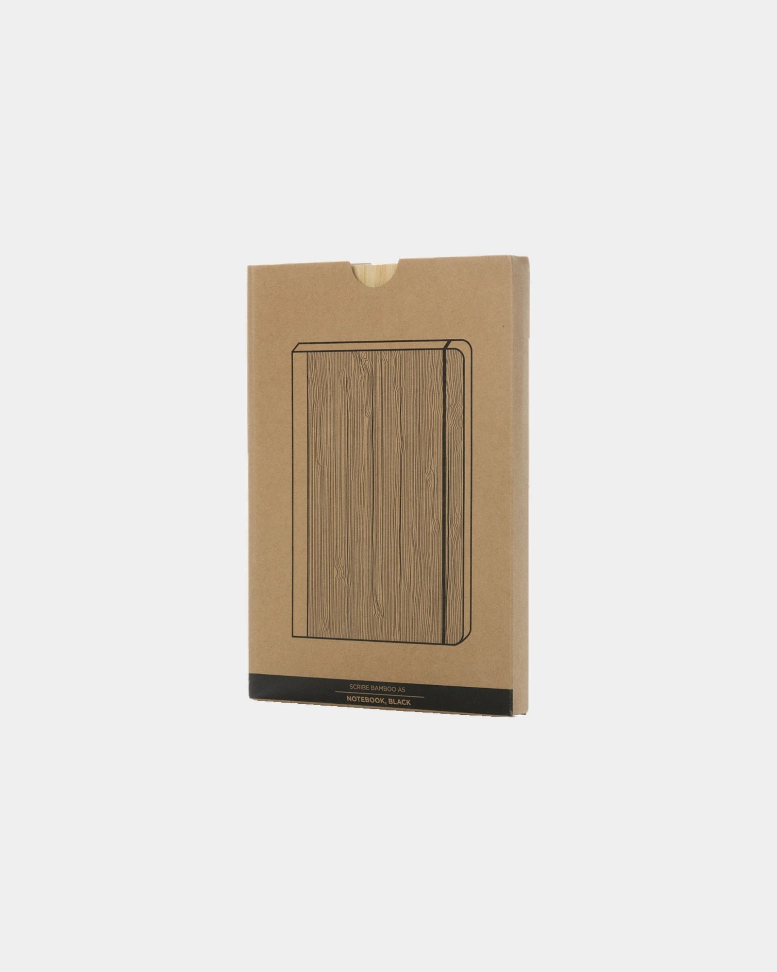 Carnet de notes FSC® bambou Scribe à personnaliser