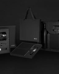 Set cadeau d'affaires luxe avec bouteille à personnaliser - 10