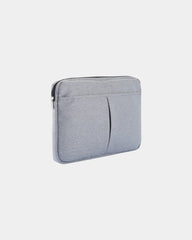 Pochette ordinateur polyester 15” à personnaliser - Gris