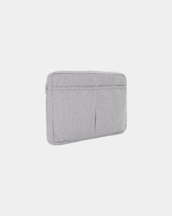 Pochette ordinateur coton recyclé AWARE™ 15,6'' à personnaliser - Gris